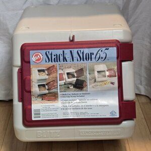 Blitz Stack-N-Stor 65 Pet Food Storage Unit Multi Use 18 Gallon Container Bergan